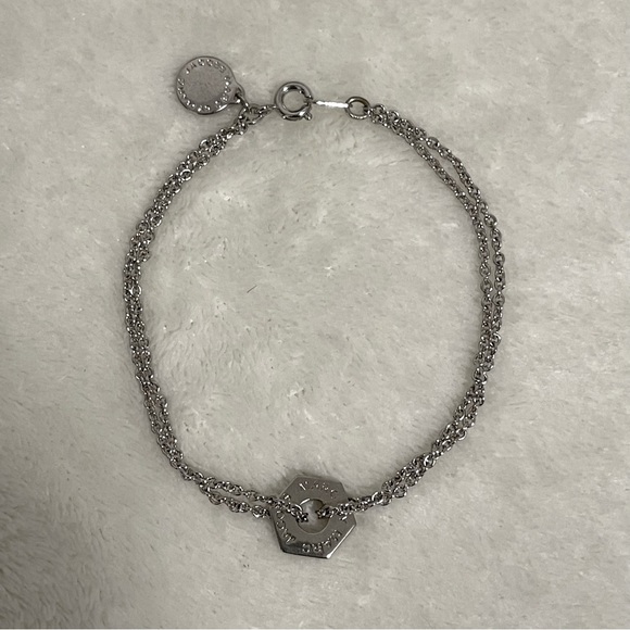 Marc by Marc Jacobs Tiny Bolt Double Chain Bracelet - Picture 2 of 5